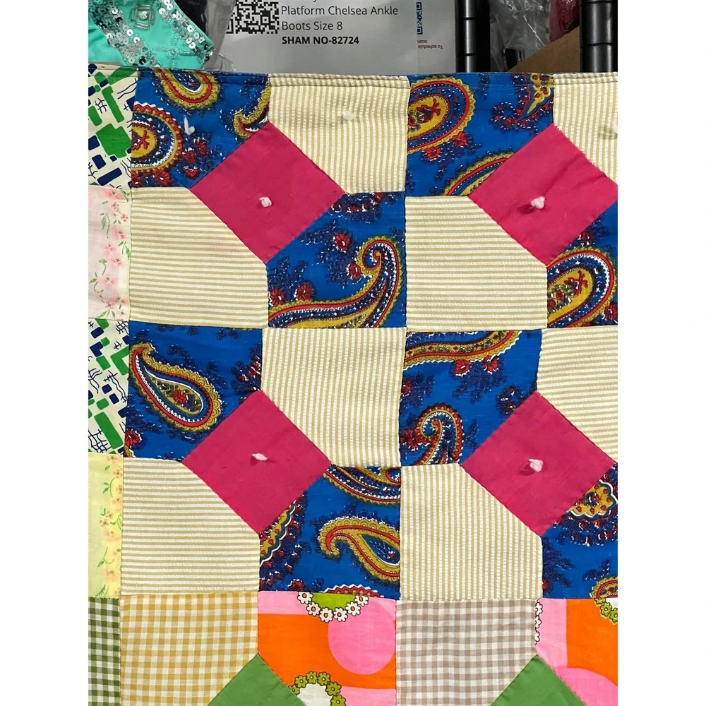 Handmade vintage patchwork